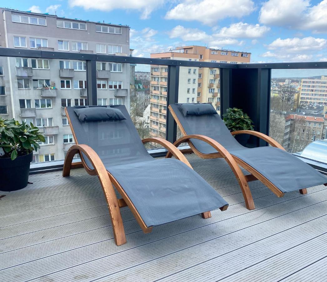 Hanza Tower Apartament Premium Plus Szczecin Luaran gambar
